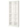 IKEA BILLY / OXBERG white bookcase with glass doors Image 5