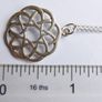 Vintage 925 Sterling Silver Celtic Knot Pendant and Necklace length 16" - 3g Image 9