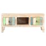 Coffee Table 100x55x40 cm Rough Acacia Wood Image 3