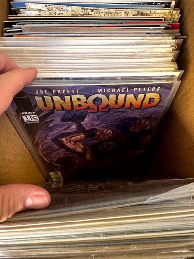 Image & Top Cow Long Comic Box w 320 comics for Sale