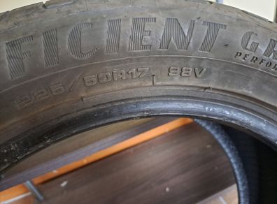 225/50/17 Goodyear Efficient Grip xtra load performance tyre from 2018 Audi a4