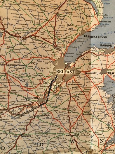 2 x Vintage Maps of Ireland