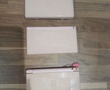 3 Pink Nintendo Ds Lites For Parts Only