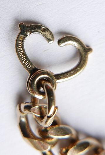 Vintage Gold Plated Bracelet length 7,5"