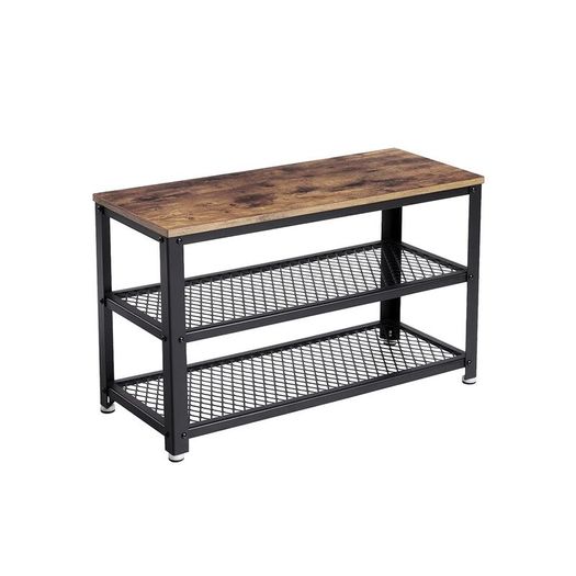 Industrial Design Shoe Bench & Shelf