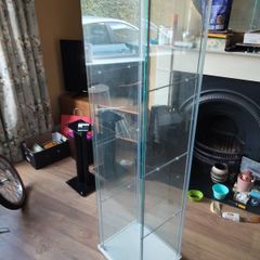 Ikea glass display cabinet