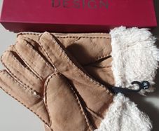 Ashwood Kilkenny design fine leather gloves M/L, S/M