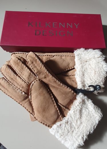 Ashwood Kilkenny design fine leather gloves M/L, S/M