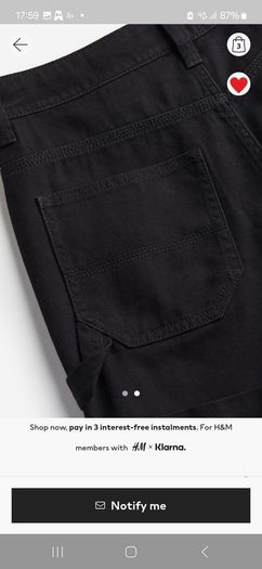 Black Cargo Shorts