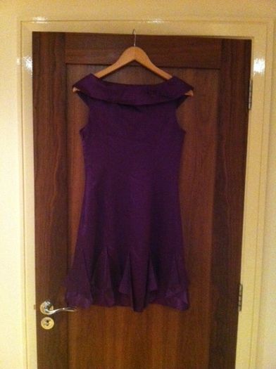 Karen Millen Cadbury purple dress