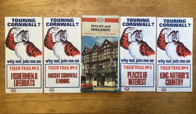 Vintage Esso UK Map & Travel Guides