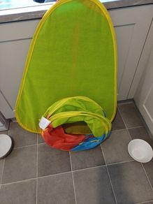 play tent and tunnel