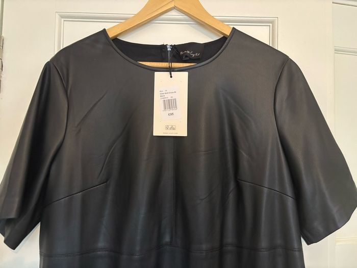 Phase Eight Faux Leather Shift Dress