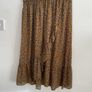 skirt Fransa size small midi wrap effect skirt elastic waistband Image 6