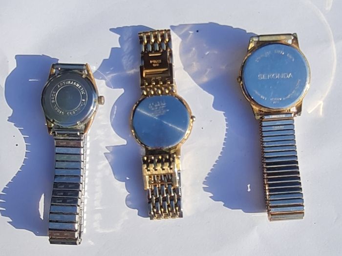 Old watches all 3 working perfectly