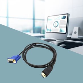 HDMI to VGA D-SUB Male Video Adapter Cable Lead for HDTV PC Computer Monitor Video Adapter Cable