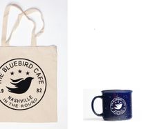 Large Official Bluebird Cafe Nashville Mug & Tote Bag (Brand New)