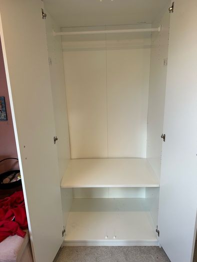 White wardrobe