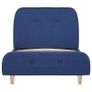 Bed Frame Blue Fabric 90x190 cm Image 3