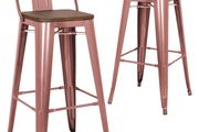 Copper Kitchen Bar Stools x2