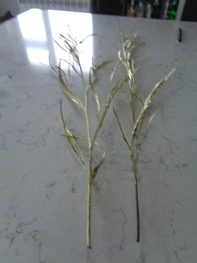 Gold Spray Leaves x 2 for Sale