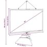 NEW Portable Projection Screen (Multiples sizes) Image 6