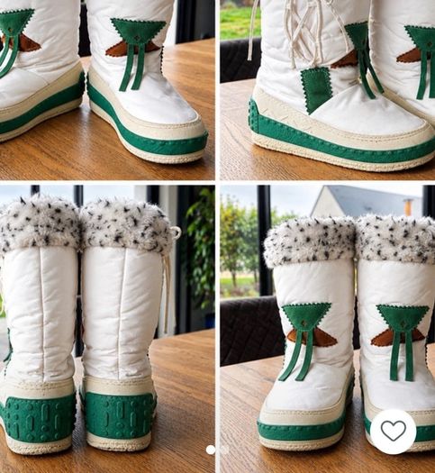 Retro Space Boot Snow Boots  Size 37/38