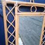 2 x Vintage Rattan/Bamboo Mirrors Image 5