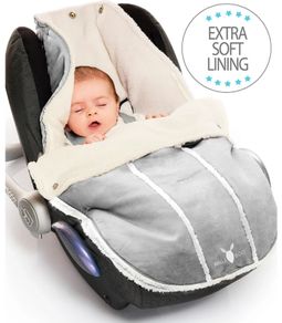 Wallaboo Footmuff Newborn - Grey