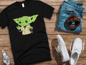 yoda clip art t-shirt baby yoda t-shirt for adults and kids