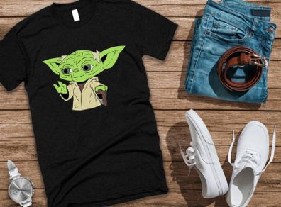 yoda clip art t-shirt baby yoda t-shirt for adults and kids