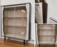 Vintage 70s Curiosities Cabinet