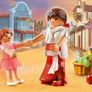 4 Sets | Age 4+ - Playmobil Collectible Figures | Children with Sledge, Sunbather, Young Lucky And Mum Milagro, Flower Children and Photographer Image 10