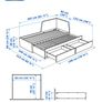 IKEA day bed with Ikea mattresses Image 2