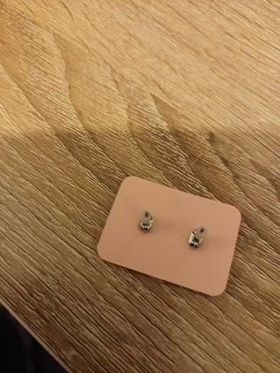 Spooky  Halloween bat earrings