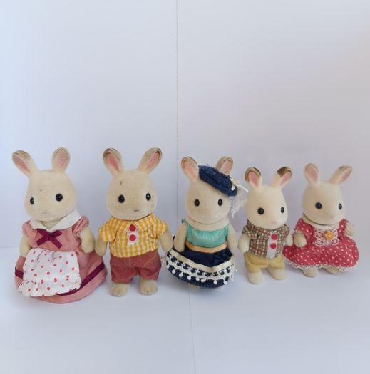 Sylvanian Rabbit family plus teen