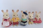 Sylvanian Rabbit family plus teen