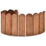 Border Rolls 3 pcs 120 cm Impregnated Pinewood Image 3