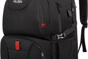 Extra Large Backpack for Men 50L,Lunch Backpack Work Bag Travel Laptop Backpack 17.3 Inch with USB Charging Port,Water Resistant Big Business Computer Rucksack for Men Women College School Black (FREE POSTAGE)
