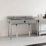 Kitchen Sink Double Basin Stainless Steel Image 2