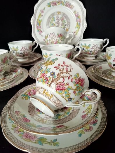 Royal Stafford Bone China "Indian Tree" Tea Set