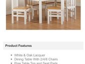 Ludlow Dining Table NO CHAIRS