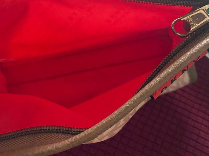 DKNY Top Zip Cosmetic/ Makeup Bag