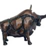 Large Abstract Bull (35cm)  - Patinated Bronze Image 6