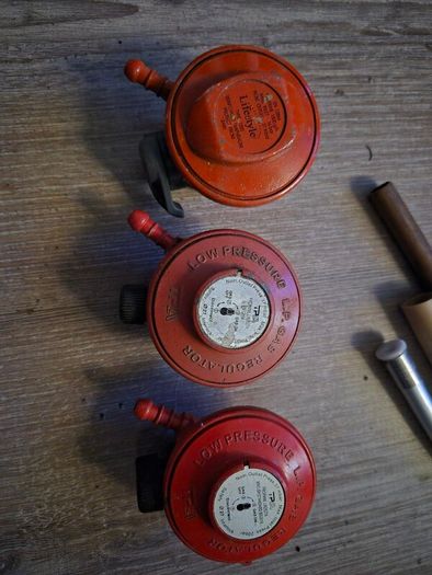 3 x Gas Regulators