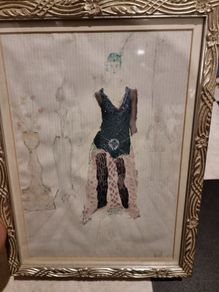 Artwork of an elegant lady by Audrey Lynch