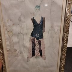 Artwork of an elegant lady by Audrey Lynch