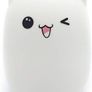USB Rechargeable LED Night Light Lamp Cute Silicone Cat 7 Color Change Kids Room Image 3
