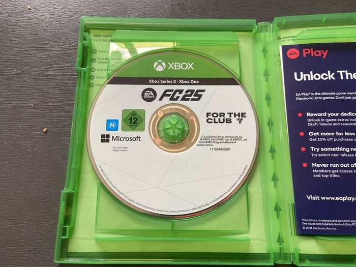 EA Sports FC25 Xbox Series X and Xbox Series One
