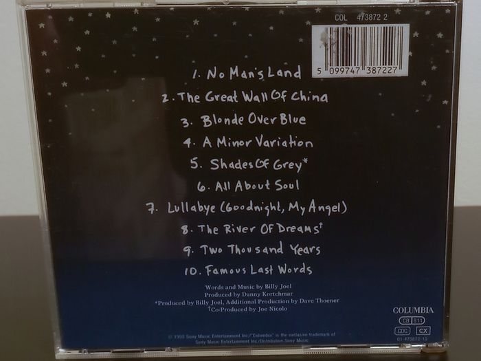 Billy Joel River of Dreams CD Album